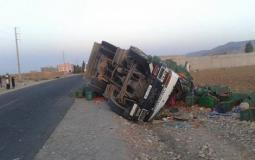 انقلاب شاحنة -ارشيف-