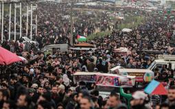 من مسيرات العودة الكبرى وكسر الحصار شرق غزة