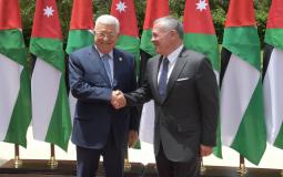  الرئيس محمود عباس والعاهل الاردني الملك عبد الله في عمان اليوم