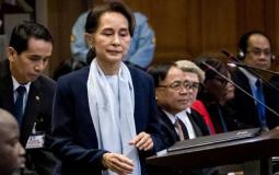 زعيمة ميانمار في محكمة العدل الدولية