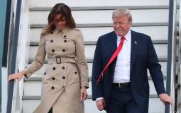 شاهد: ميلانيا ترامب تمتنع عن مسك يد زوجها