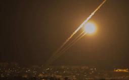 اطلاق صاروخ من غزة صوب إسرائيل - أرشيفة