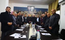 اجتماع جمال المحيسن مع أعضاء إقليم يطا