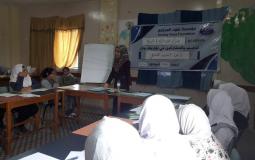 جانب من الدورة الاستقصائية التي نفذتها مؤسسة صوت المجتمع