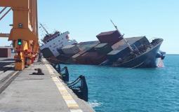 السفية الإيرانية التي تعرضت للغرق