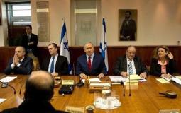 اعضاء الحكومة الاسرائيلية برئاسة نتنياهو