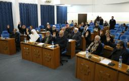 جلسة المجلس التشريعي الفلسطيني بغزة