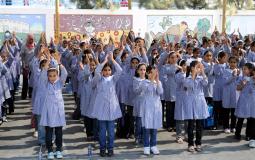 طلاب مدارس غزة - ارشيف