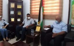 اجتماع هيئة المطاعم ووكيل وزارة الداخلية- غزة