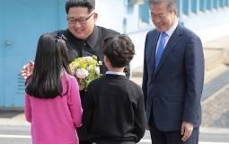 الرئيسان  الكوريين الشمالي والجنوبي