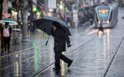 أمطار غزيرة في غلاف غزة