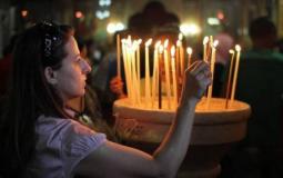 الطوائف الشرقية تبدأ احتفالات بعيد الخضر في مدينة بيت لحم