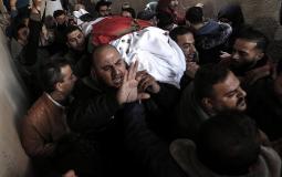 تشييع جثمان الشهيدة أمل الترامسي في غزة