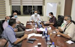 صحة غزة تعقد اجتماعا لتوسيع دائرة الفئة المستهدفة للمخالطين