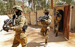 جيش الاحتلال يتدرب لمهاجمة أنفاق غزة