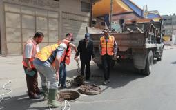 بلدية غزة تعالج 1350 إشارة طفح خلال مايو