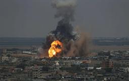 قصف إسرائيلي على غزة عاجل من غزة - أرشيفية 