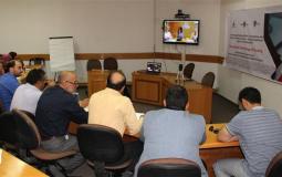 جامعة الأقصى تعقد ندوة سكايب