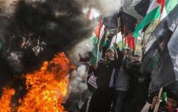 إصابة العشرات بالاختناق خلال قمع الاحتلال مسيرة ضد "صفقة القرن"