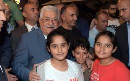  جولة الرئيس محمود عباس بين المواطنين في رام الله