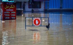 غزة خلال المنخفض الجوي