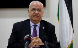 صائب عريقات أمين سر اللجنة التنفيذية لمنظمة التحرير الفلسطينية