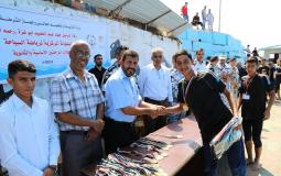 غزة: وزارة التعليم تختتم أول بطولة للرياضة المائية المدرسية