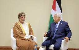 يوسف بن علوي وزير خارجية عمان اجتمع اليوم مع الرئيس عباس