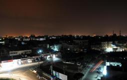 محافظة رفح جنوب قطاع غزة ليلا - توضيحية