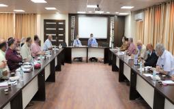 أبو الريش يترأس اجتماعا لمدراء المستشفيات لبحث آليات تنظيم عمل العيادات الخارجية