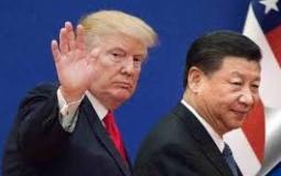 رئيس أميركا ترامب مع الرئيس الصيني