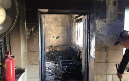 إصابتان إثر حريق اندلع بمنزل شمال رام الله