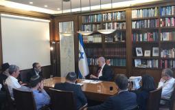 بنيامين نتنياهو ورؤساء أحزاب اليمين في إسرائيل