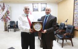 مدير جامعة الأزهر ومدير مكتب جايكا بغزة