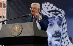 الرئيس الفلسطيني محمود عباس في ذكرى استشهاد ياسر عرفات -ارشيف-