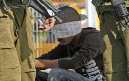 اعتقال فتى فلسطيني - أرشيف