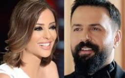  الفنان السوري تيم حسن وزوجته المذيعة المصرية وفاء الكيلاني