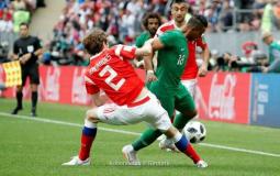 تقدُم المنتخب الروسي على نظيره السعودي 1-0 بافتتاح مونديال روسيا 2018