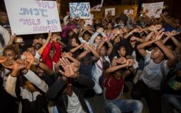 احتجاجات لليهود وسط تل أبيب