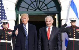 الرئيس الأمريكي دونالد ترامب ورئيس الوزراء الإسرائيلي بنيامين نتنياهو