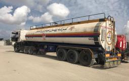 شاحنة تحمل الوقود القطري