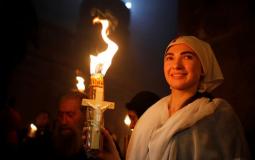 الطوائف المسيحية تحتفل بسبت النور