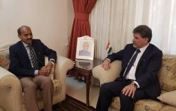 السفير عبد الهادي وسفير الهند- دمشق