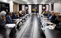 جلسة مجلس الوزراء الفلسطيني في رام الله اليوم
