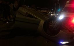 إصابة 3 مواطنين أثر حادث طرق في مدينة طمرة