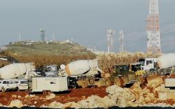 شاحنات باطون اسرائيلية تصل الحدود اللبنانية