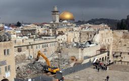 الاحتلال يستغل جائحة كورونا لتهويد القدس_صورة هدم بيوت في مدينة القدس_