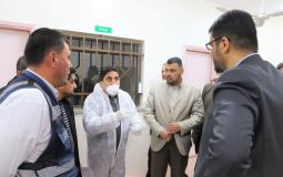 طاقم حكومي تفقد مراكز الحجر الصحي بخانيونس ورفح