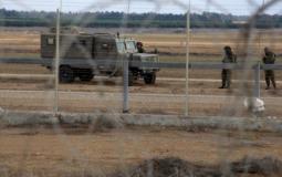 جنود قوات الاحتلال الاسرائيلي على حدود غزة