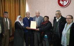 الجبهة الشعبية تستقبل وفوداً لتهنئتها بالانطلاقة